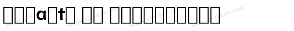 Chianti BT Bold字体转换